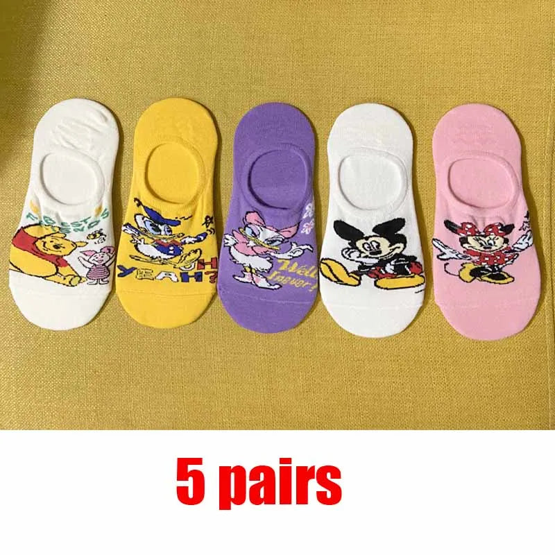 5 Pairs Korean Summer Socks