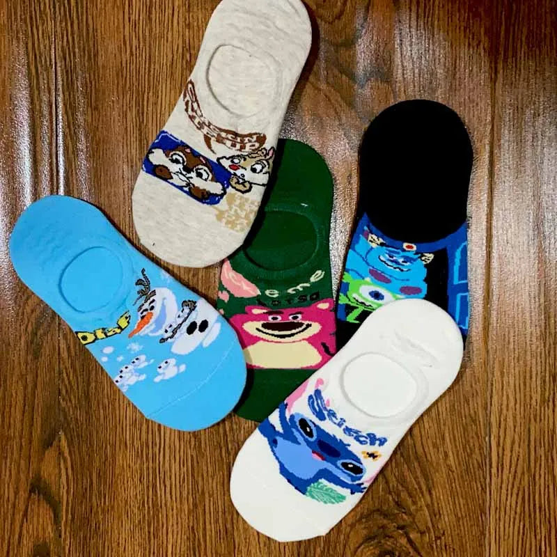 5 Pairs Korean Summer Socks