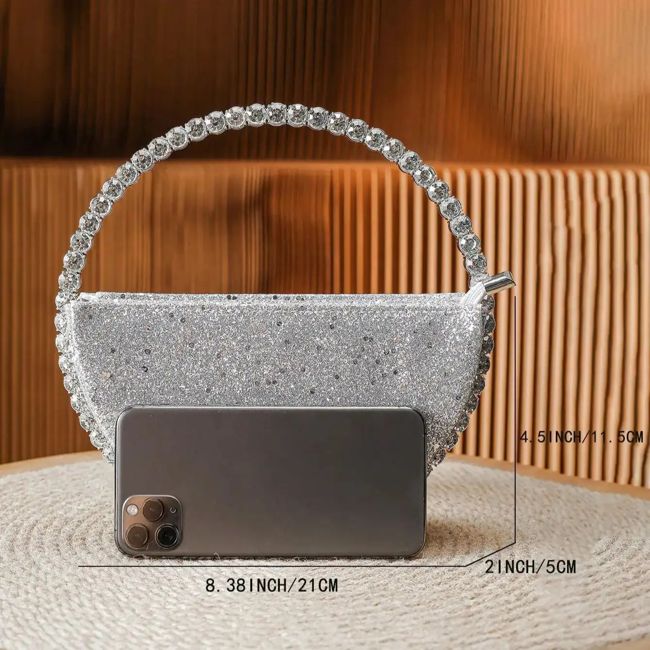 Elegant Rhinestone Clutch Bag