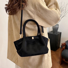 Faux Leather Shoulder Bag