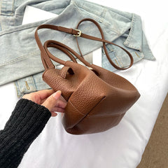 Large Capacity Matte Leather Bag