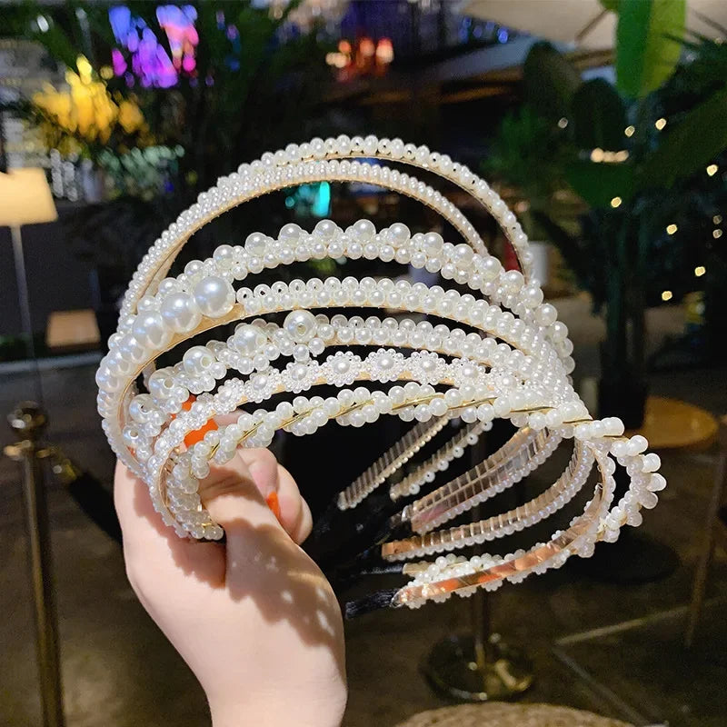 Elegant Pearl Hair Band