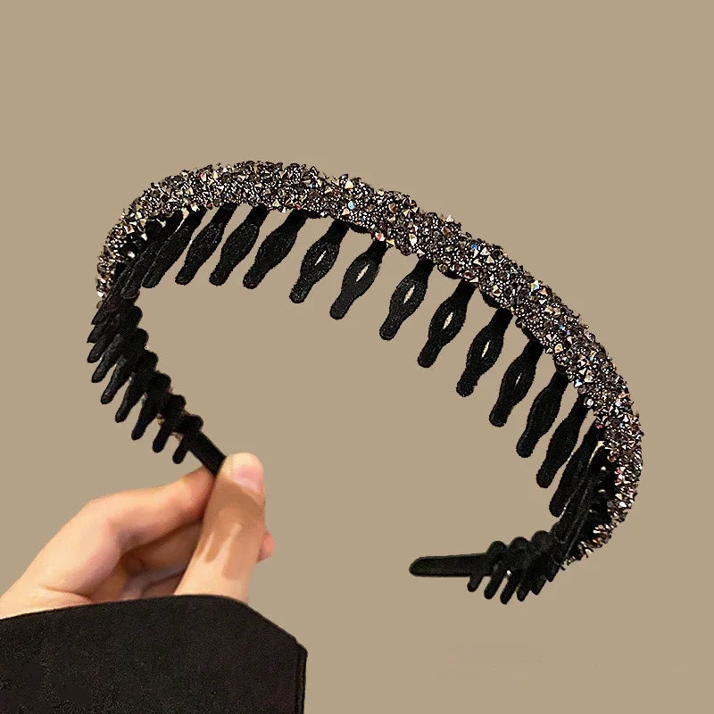 Rhinestone Hair Hoops