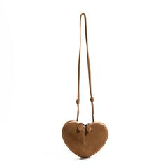 Heart Shaped Faux Leather Bag