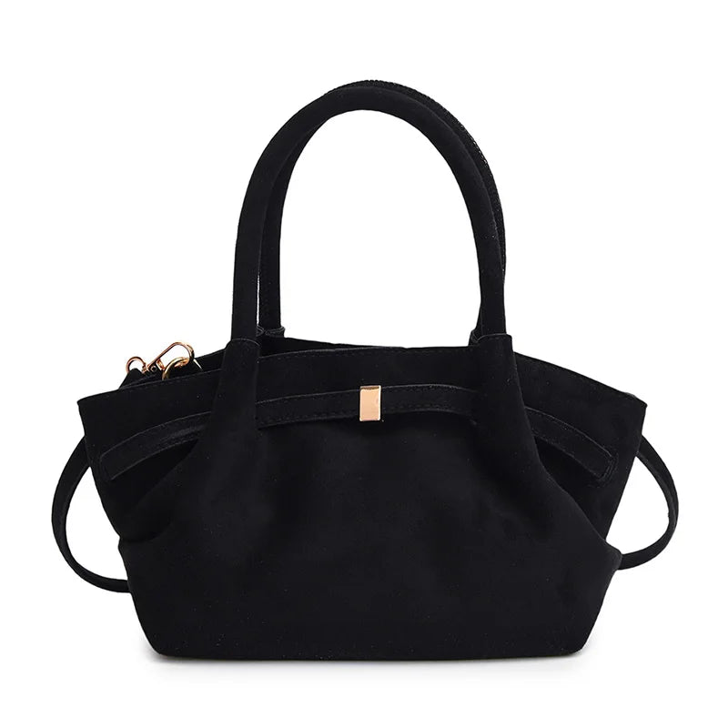 Faux Leather Shoulder Bag