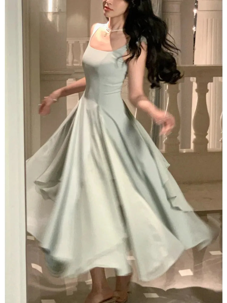 Elegant Sleeveless Women's Dress – Chic & Slim Fairy Cut for Summer 2024