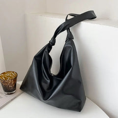 Large Capacity Leather Handbag