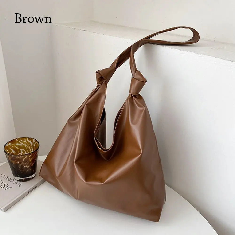 Large Capacity Leather Handbag