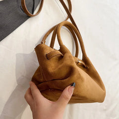 Faux Leather Shoulder Bag