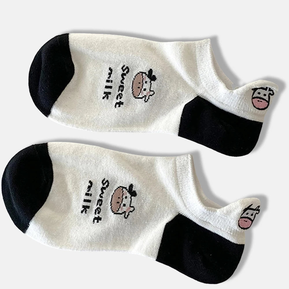 5 Pairs of Comfortable Cartoon Socks