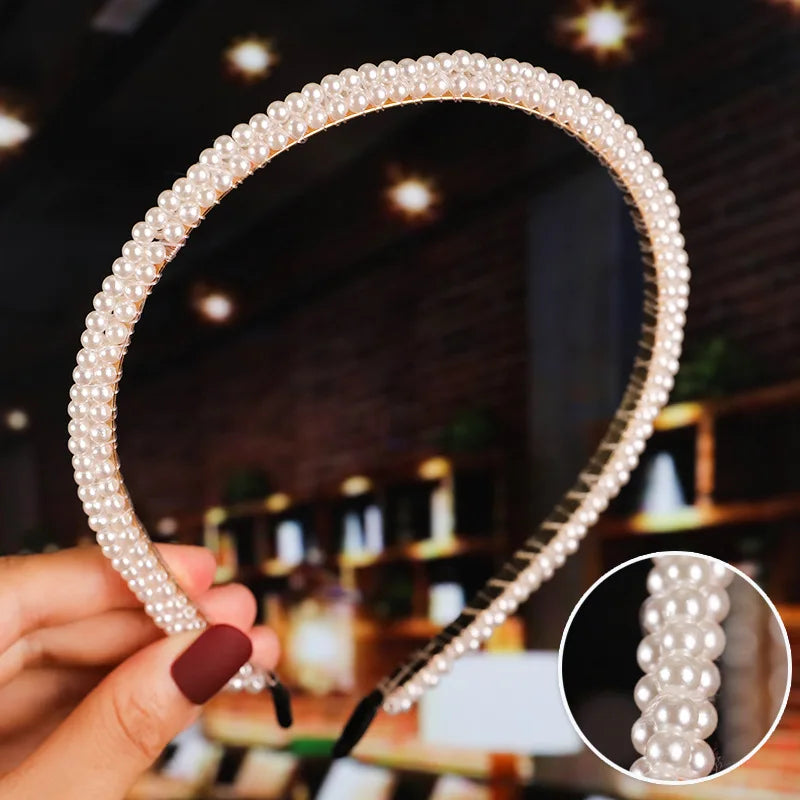 Elegant Pearl Hair Band