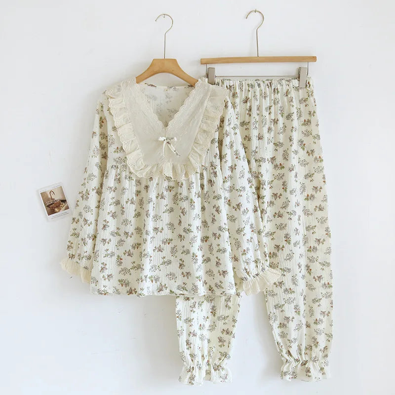 Long Sleeve Cotton Pajama Set