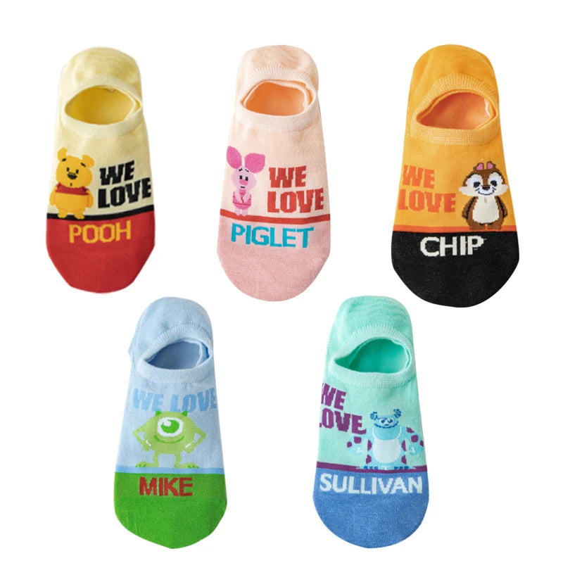 5 Pairs Korean Summer Socks