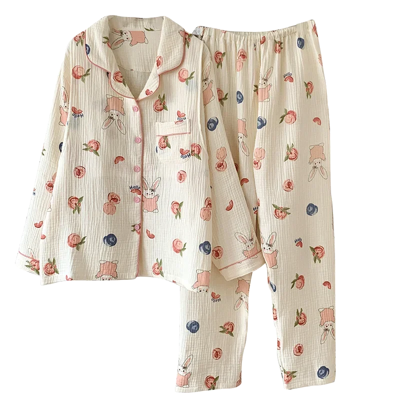 100% Cotton Maternity & Nursing Sleepwear Set