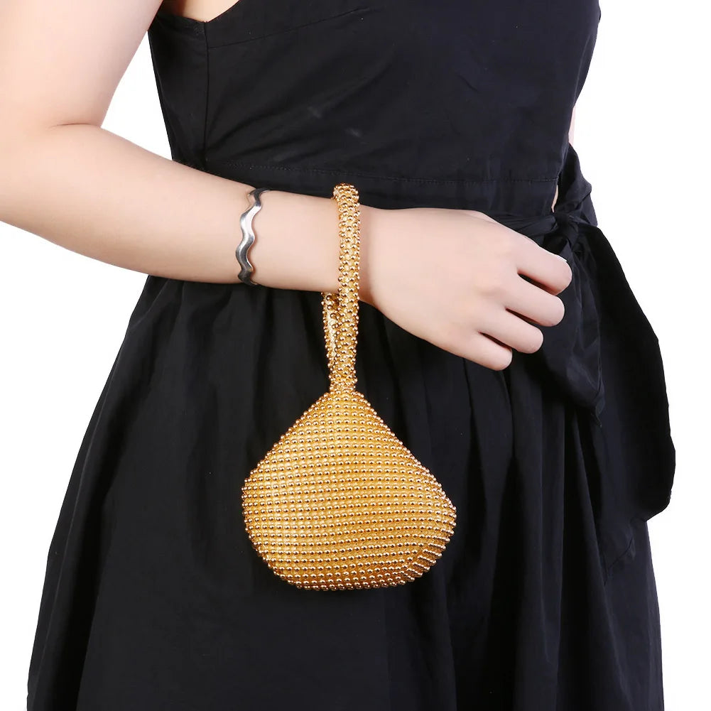 Diamond Studded Evening Clutch Bag