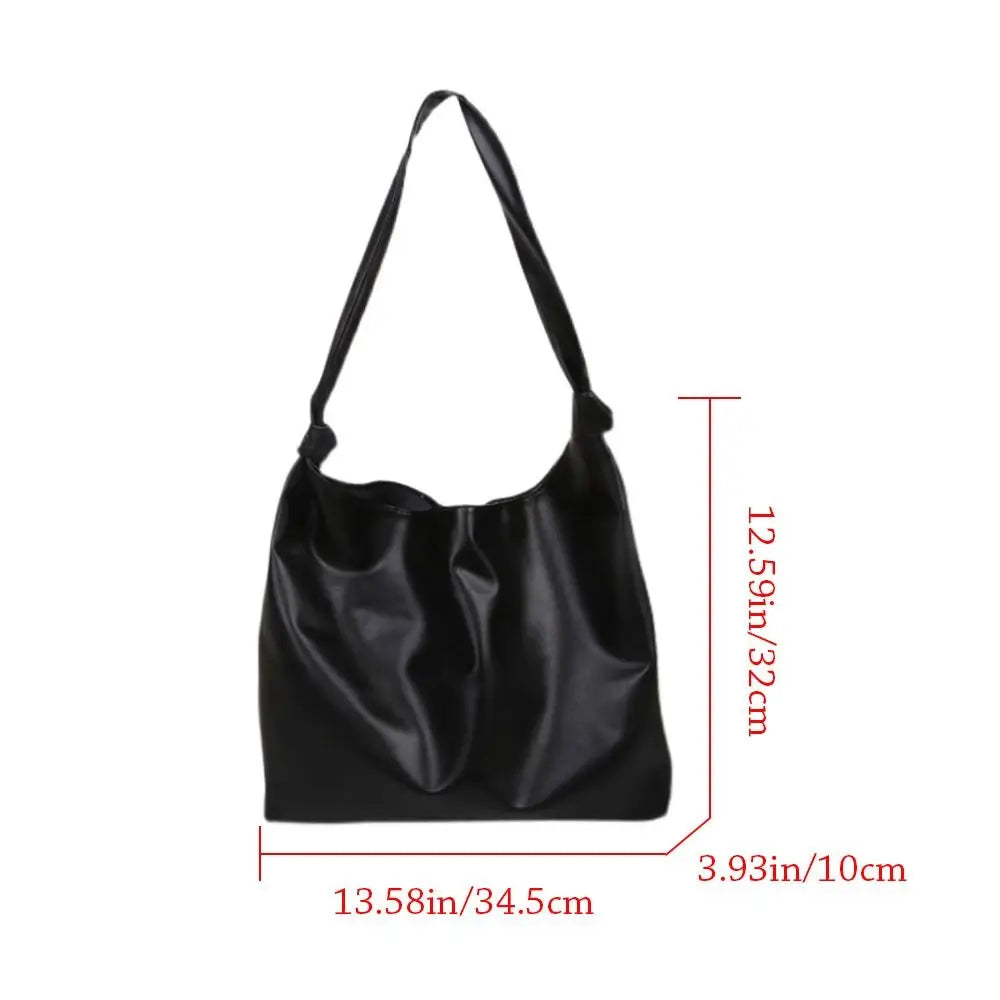 Large Capacity Leather Handbag